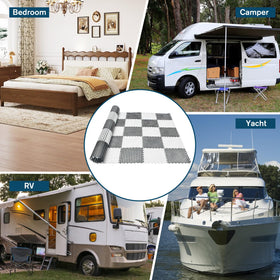 LILXIU lifestyle shot in camper bedroom enhancing sleeping comfort