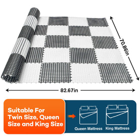 LILXIU underlay installed in RV berth improving mattress ventilation
