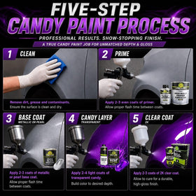 LiME LiNE clear coat burying painted edge for seamless blend