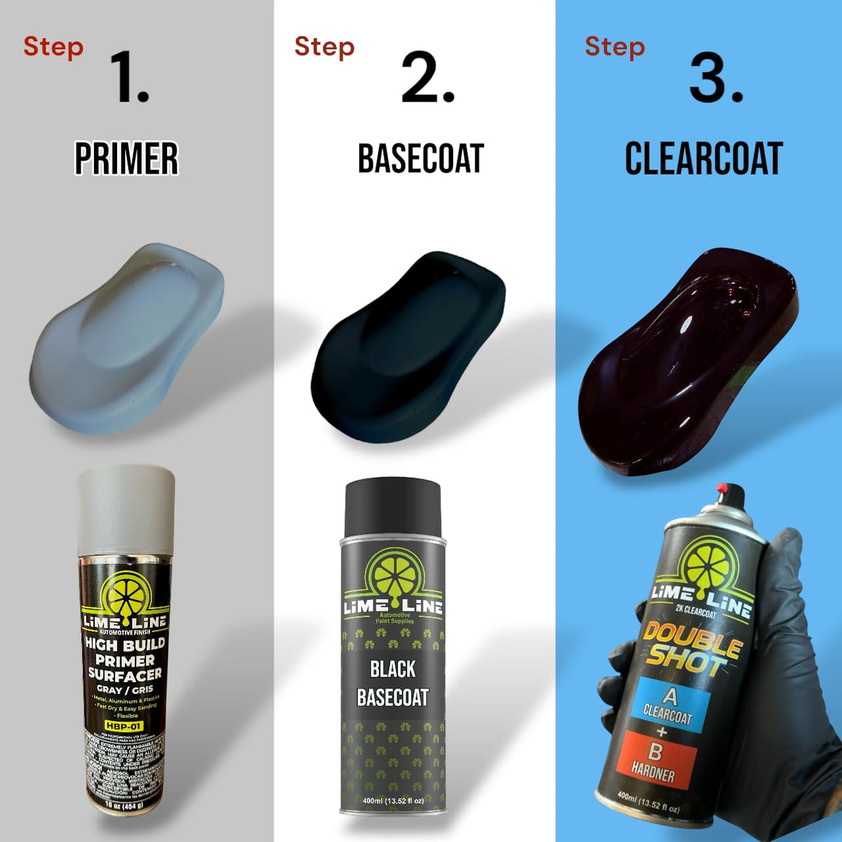 LiME LiNE can beside ruler for size comparison, showing portable aerosol convenience