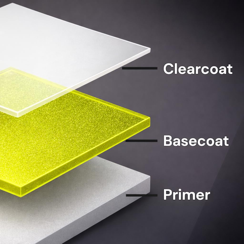 LiME LiNE cured surface close-up highlighting smooth high-gloss finish and protective film