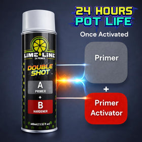 LiME LiNE dual-chamber valve detail showing separate activator for fresh mix
