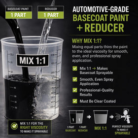 LiME LiNE quart poured to compare viscosity for consistent application