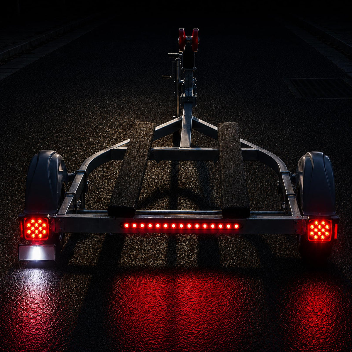 LIMICAR 13.7-inch 15-LED third brake bar close-up for improved rear visibility