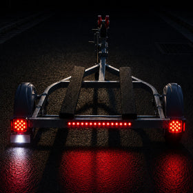 LIMICAR 13.7-inch 15-LED third brake bar close-up for improved rear visibility
