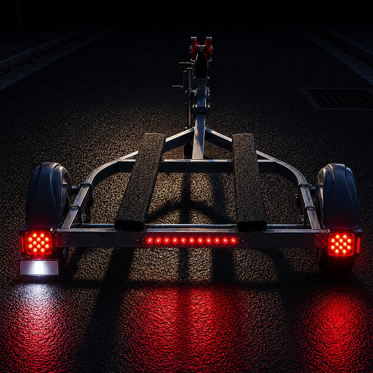 LIMICAR close-up of 15-inch 11-LED brake bar highlighting improved brake visibility