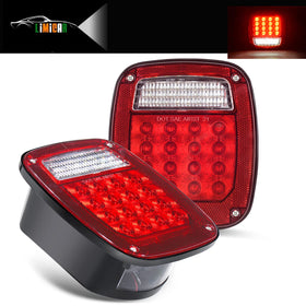 LIMICAR front-facing dual lights showing bright red and white LEDs for improved visibility
