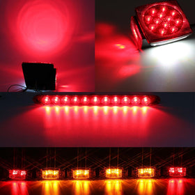 LIMICAR illuminated license plate bracket at night providing legal visibility