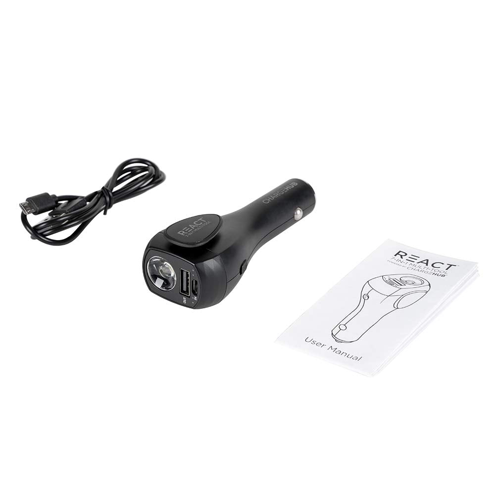 Limitless React close-up steel window breaker for quick glass escape