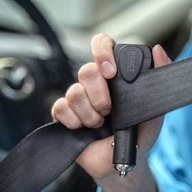 Limitless React red flashing light active for roadside visibility
