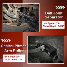 limontek ball joint separator detail showing tapered edge for clean separation