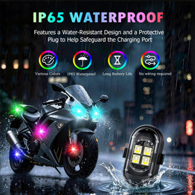 LINFGWNF long-range remote control showing easy color and mode changes