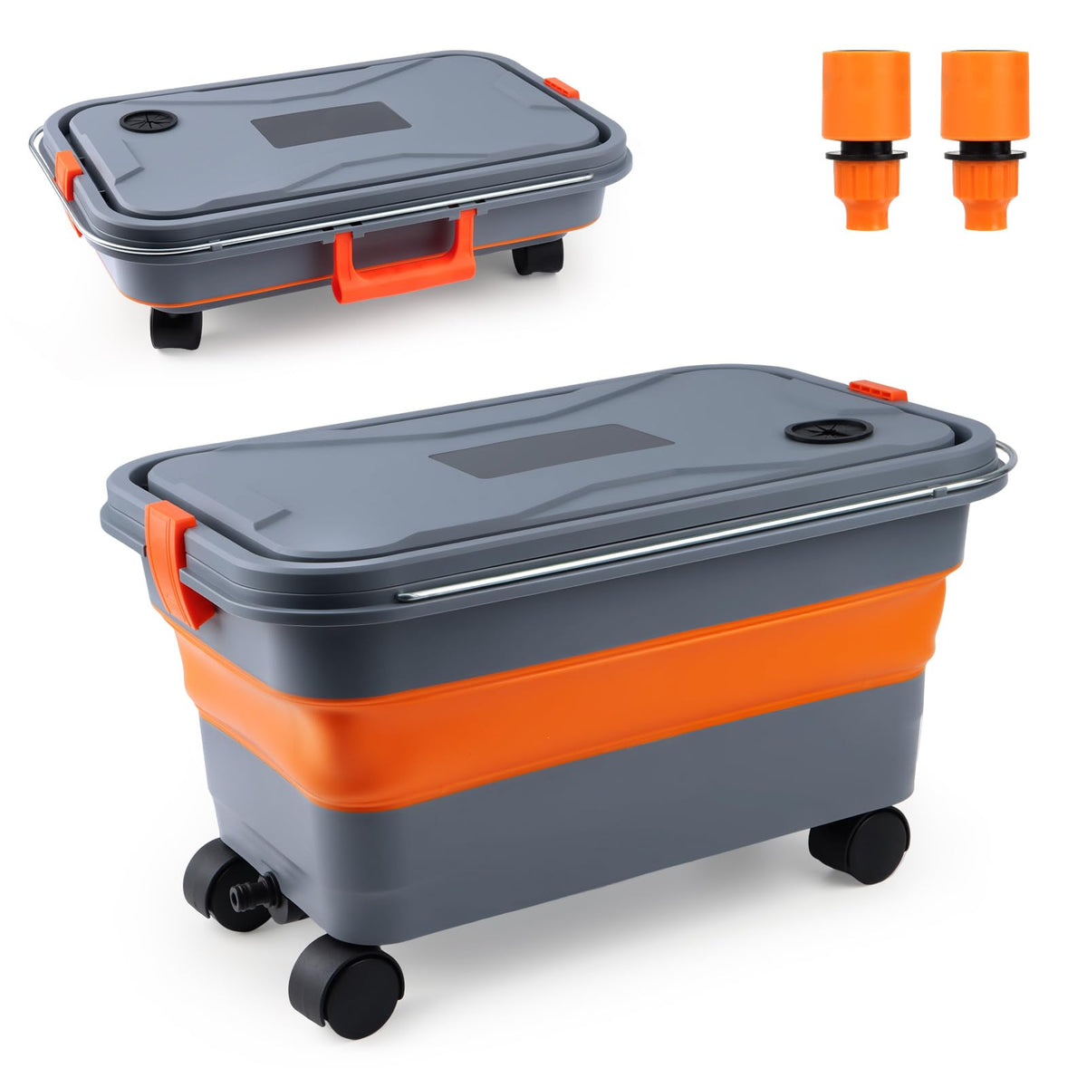linforking packed in vehicle trunk to demonstrate travel-ready portability