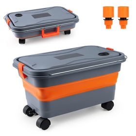 linforking packed in vehicle trunk to demonstrate travel-ready portability