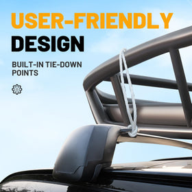 LINGHANG aerodynamic crossbar profile reducing wind noise for quieter drives