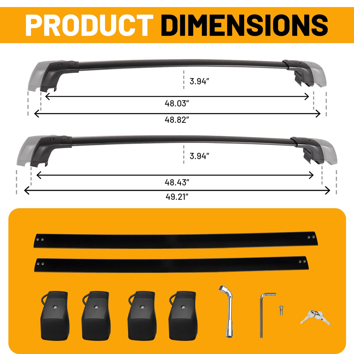 LINGHANG packaged kit with stainless bolts and tools for easy install