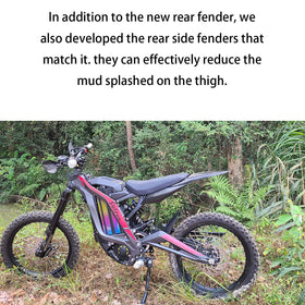 LINGQI RACING comparison with wheel showing scale for fit and clearance benefit