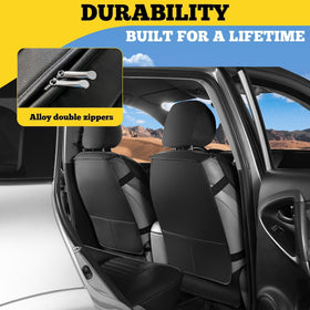 LINGVIDO faux Nappa texture detail highlighting premium look and durability