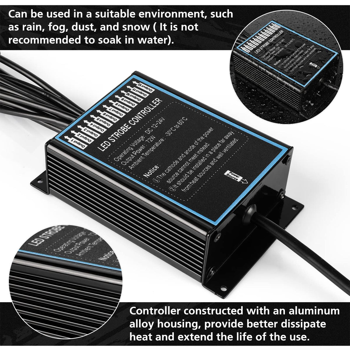 LINKITOM heavy-gauge cables and connectors illustrating simple plug-in installation