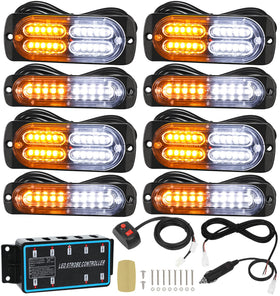 LINKITOM front view on truck grille showing bright warning visibility
