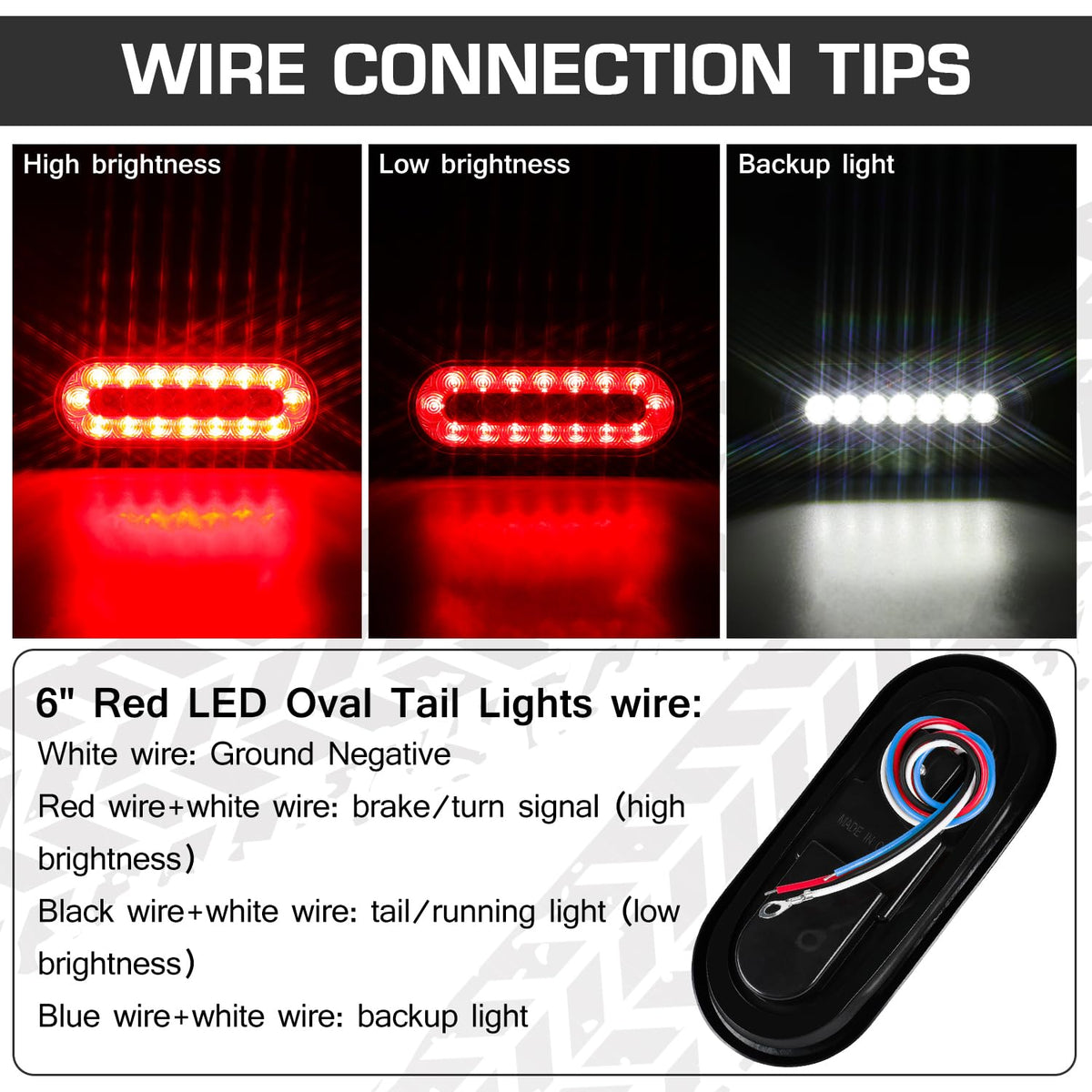 LINKITOM installed on trailer with lights active improving road visibility