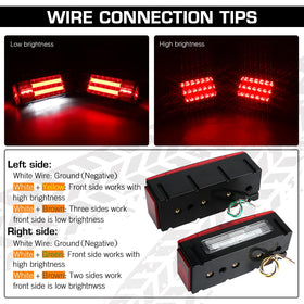 LINKITOM left unit license illumination lit to show plate visibility and compliance benefit