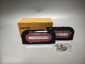 LINKITOM nighttime lifestyle shot showing improved visibility on road