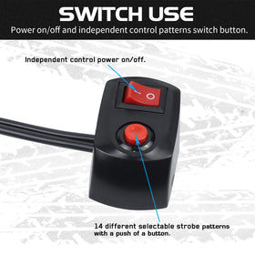 LINKITOM bumper mount at night improving vehicle conspicuity