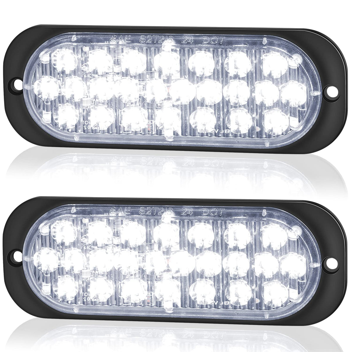 LINKITOM front view showing bright LED face and clear lens for improved visibility