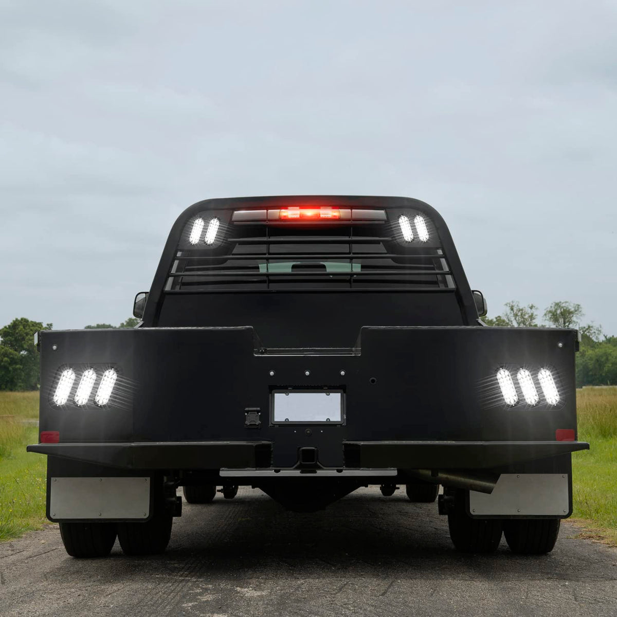 LINKITOM mounted on a trailer demonstrating practical backup lighting benefit