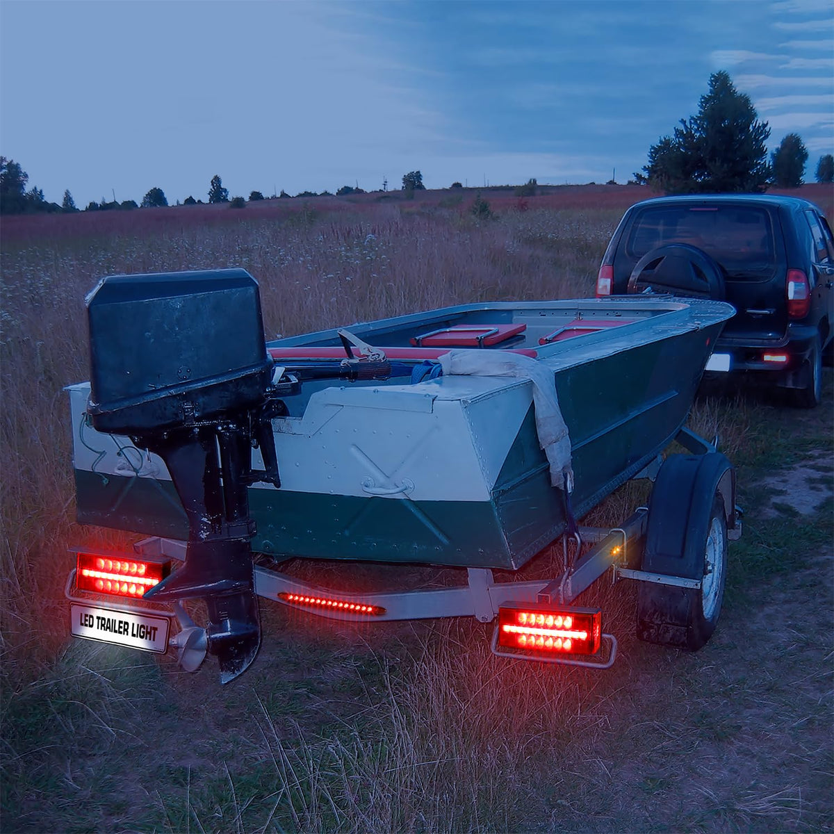 LINKITOM reflective stickers and accessories displayed to enhance night visibility