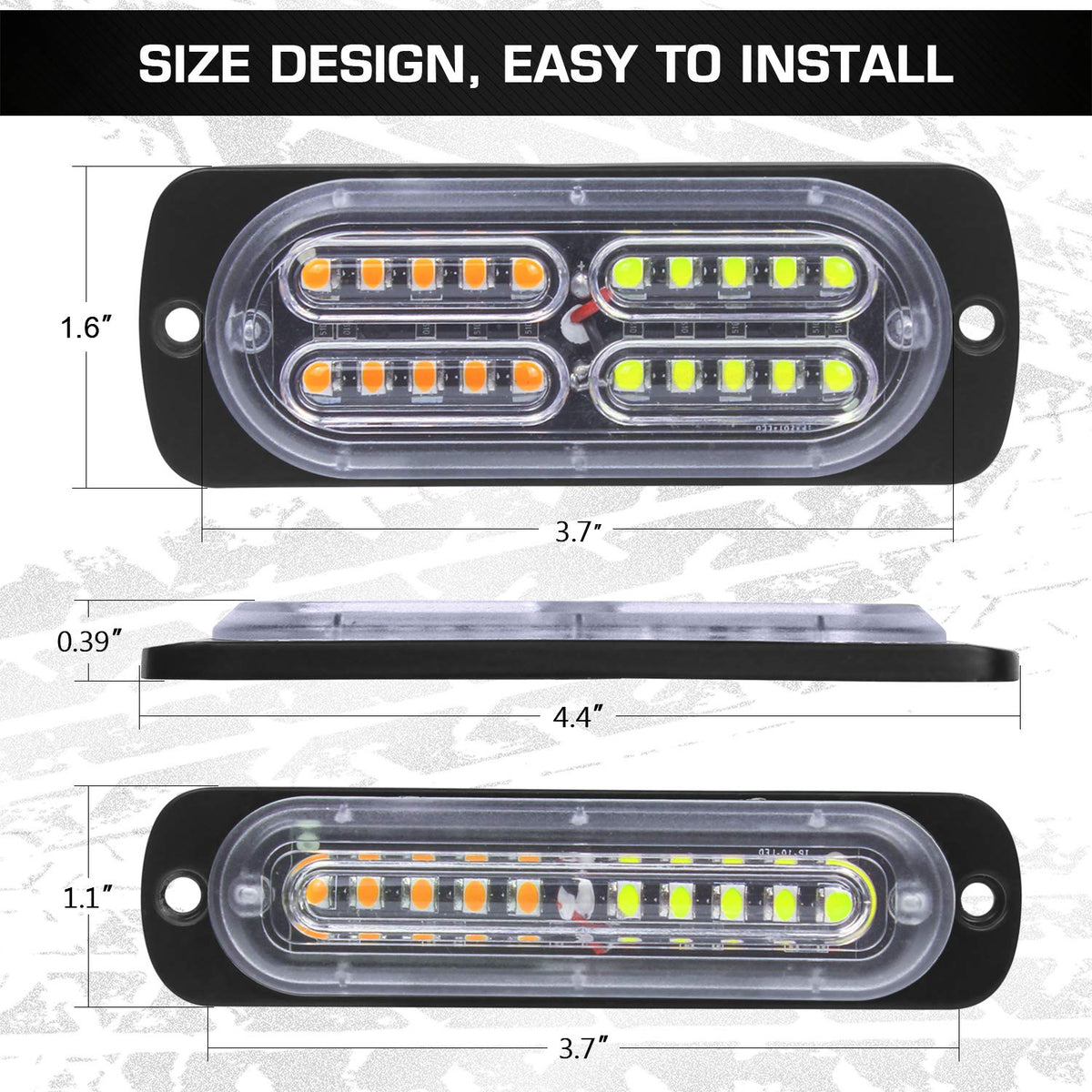 LINKITOM next to ruler showing compact size for discreet mounting