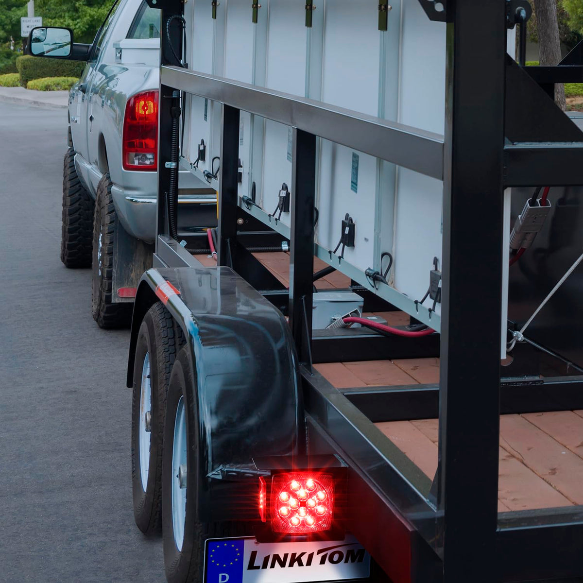LINKITOM next to a ruler for scale showing compact size and easy replacement fitment