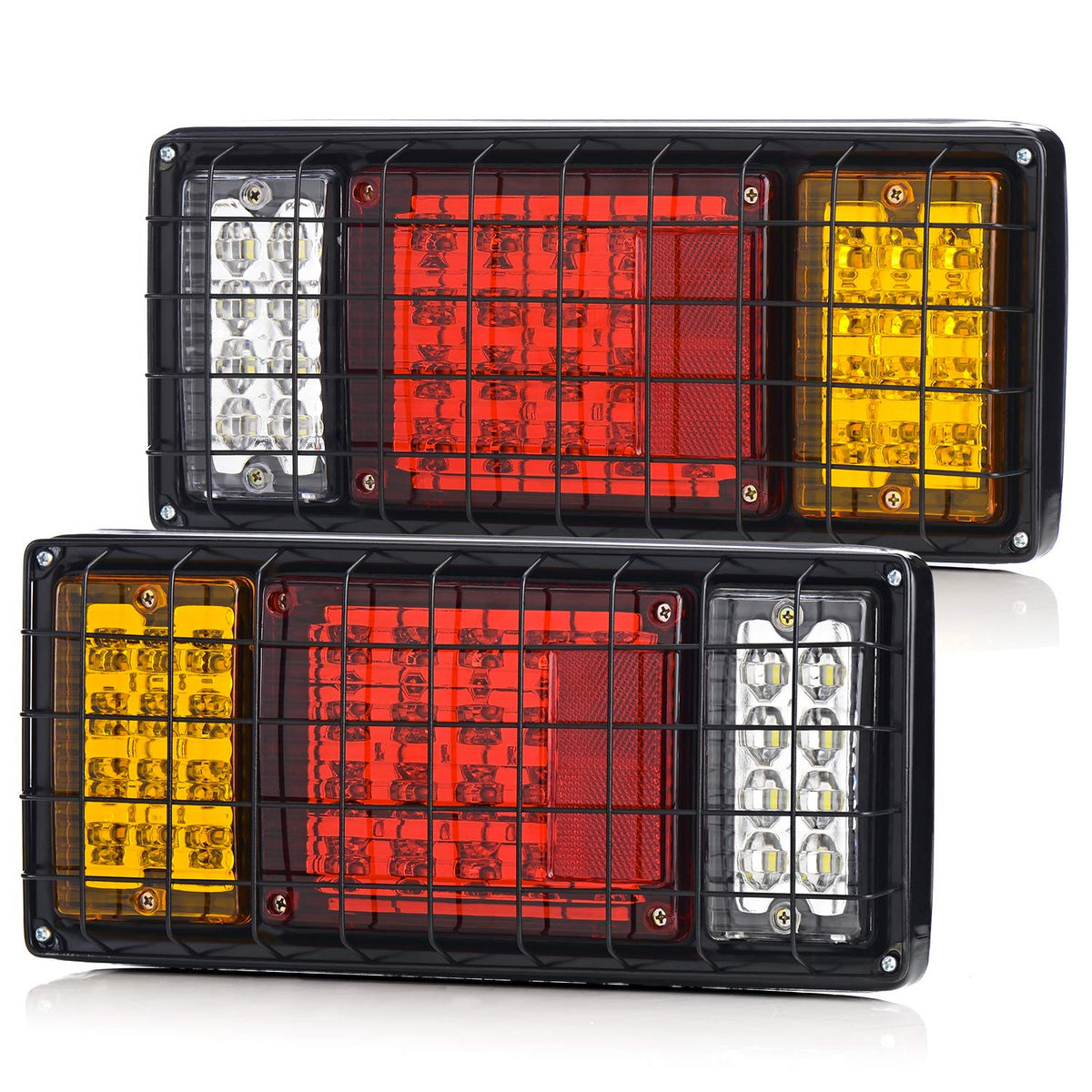 LINKITOM tail light bar front view showing clear lens and LED layout for improved safety