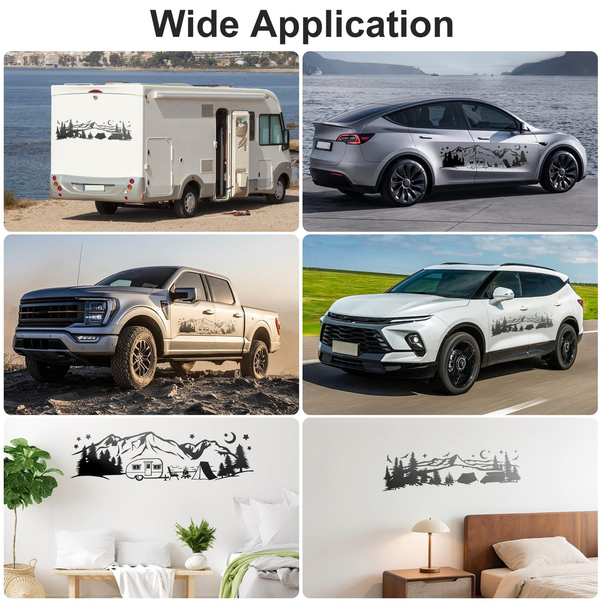Linkstyle campsite lifestyle scene on camper showing outdoor vibe and personalization