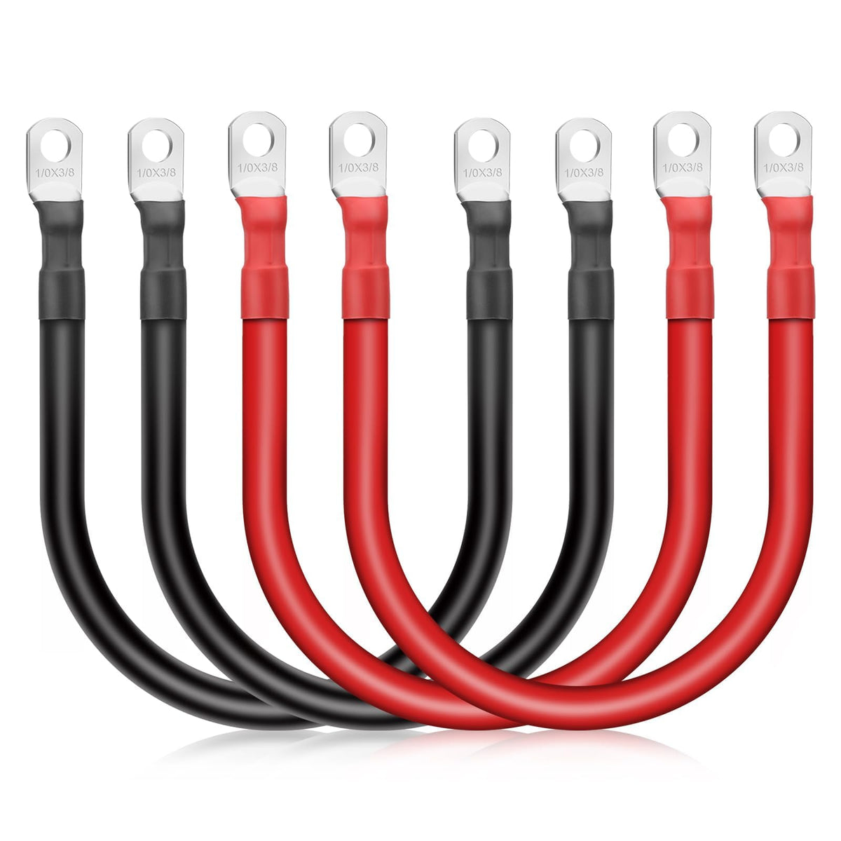 Linkstyle front packaging showing 1/0 AWG cable kit and color-coded benefits