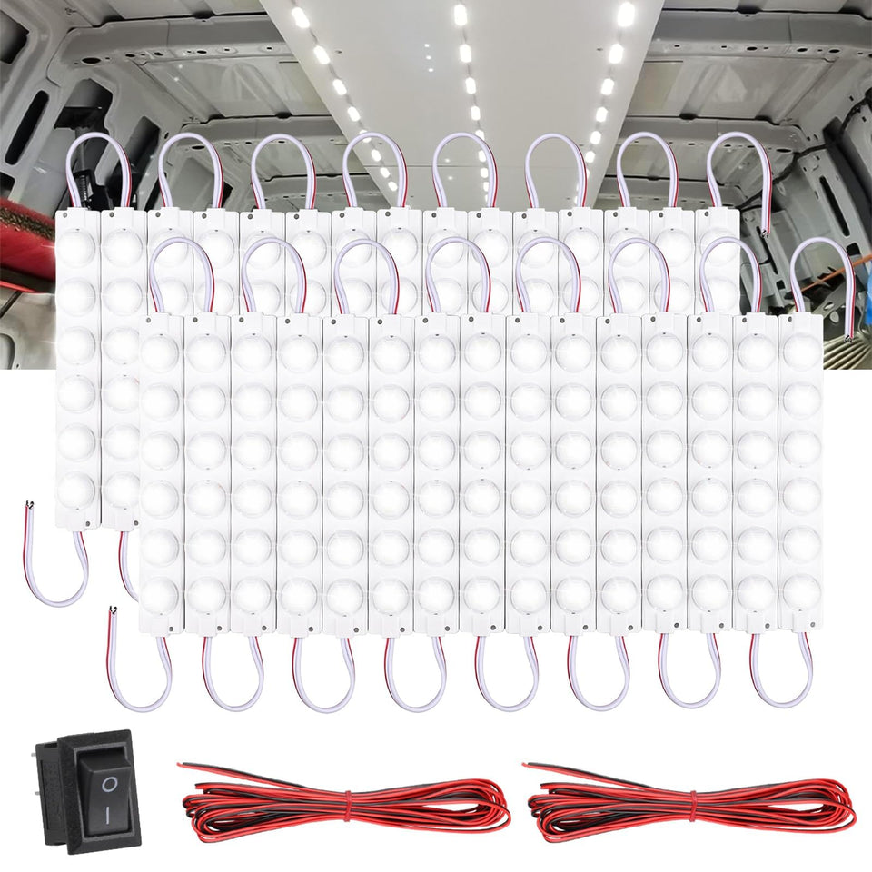 Linkstyle front packaging showing full 180 LED strip kit and contents for easy setup