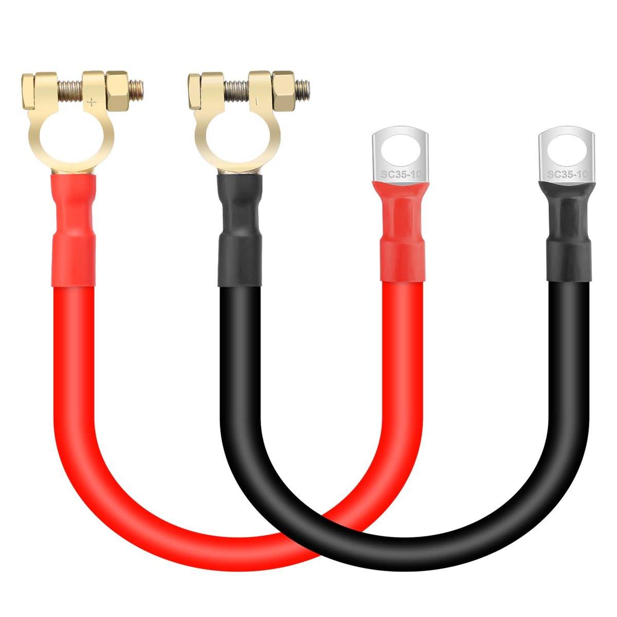 Linkstyle front packaging showing 2PCS 2AWG cables, clear product identity and benefit