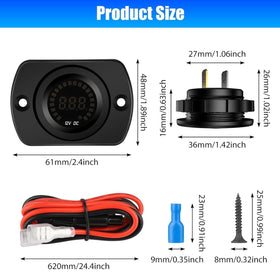 Linkstyle in use on boat console providing real-time battery monitoring at sea