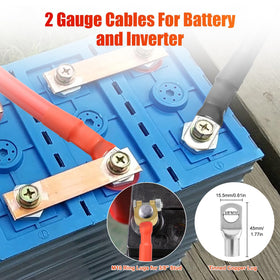 Linkstyle cables laid next to a ruler for scale, showing compact 12-inch length convenience