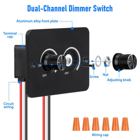 Linkstyle mounted in an RV panel demonstrating neat installation and space saving