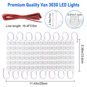 Linkstyle LED strip next to ruler to show module length and install scale