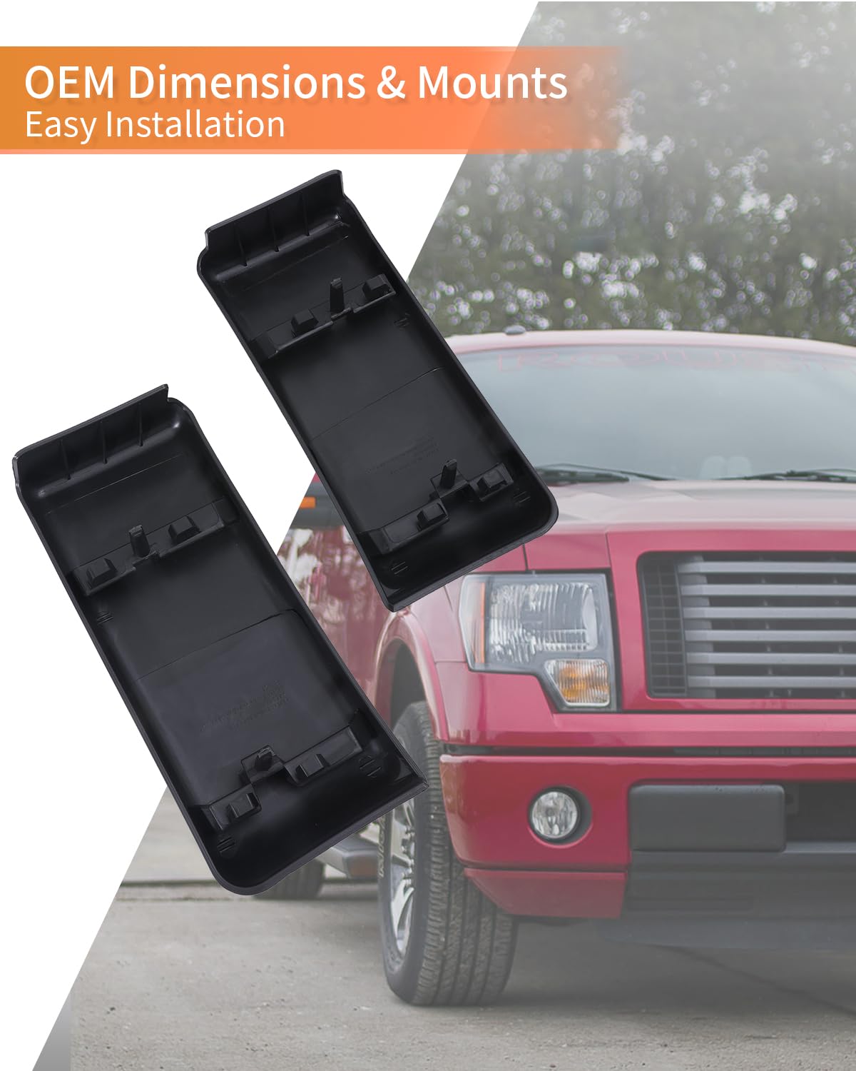 LINOAH bumper pad mounting points detail showing correct bolt locations and ease