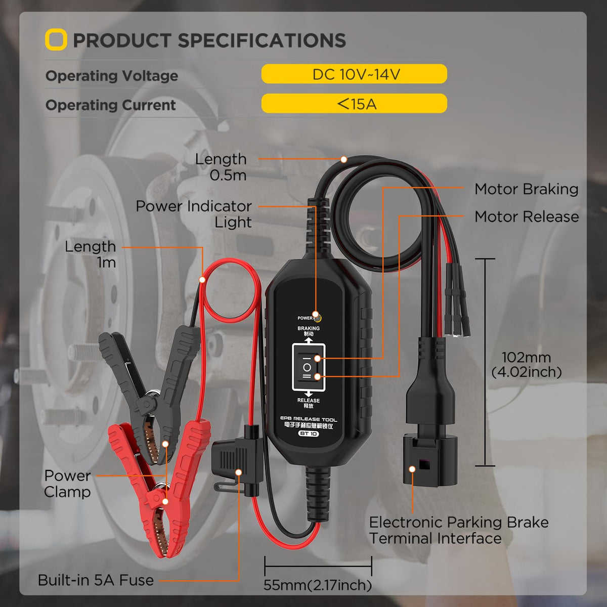 LINXINO BT10 on a workshop bench with tools, showing professional use benefits