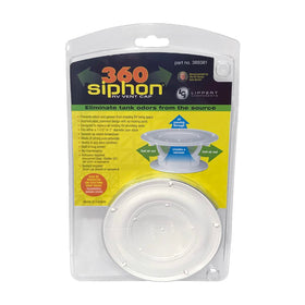 Lippert 360 Siphon installed on RV roof showing weatherproof fit and airflow