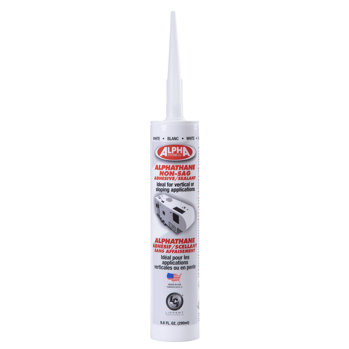 Lippert 5160 Alphathane close-up bead demonstrating smooth texture and strong seal