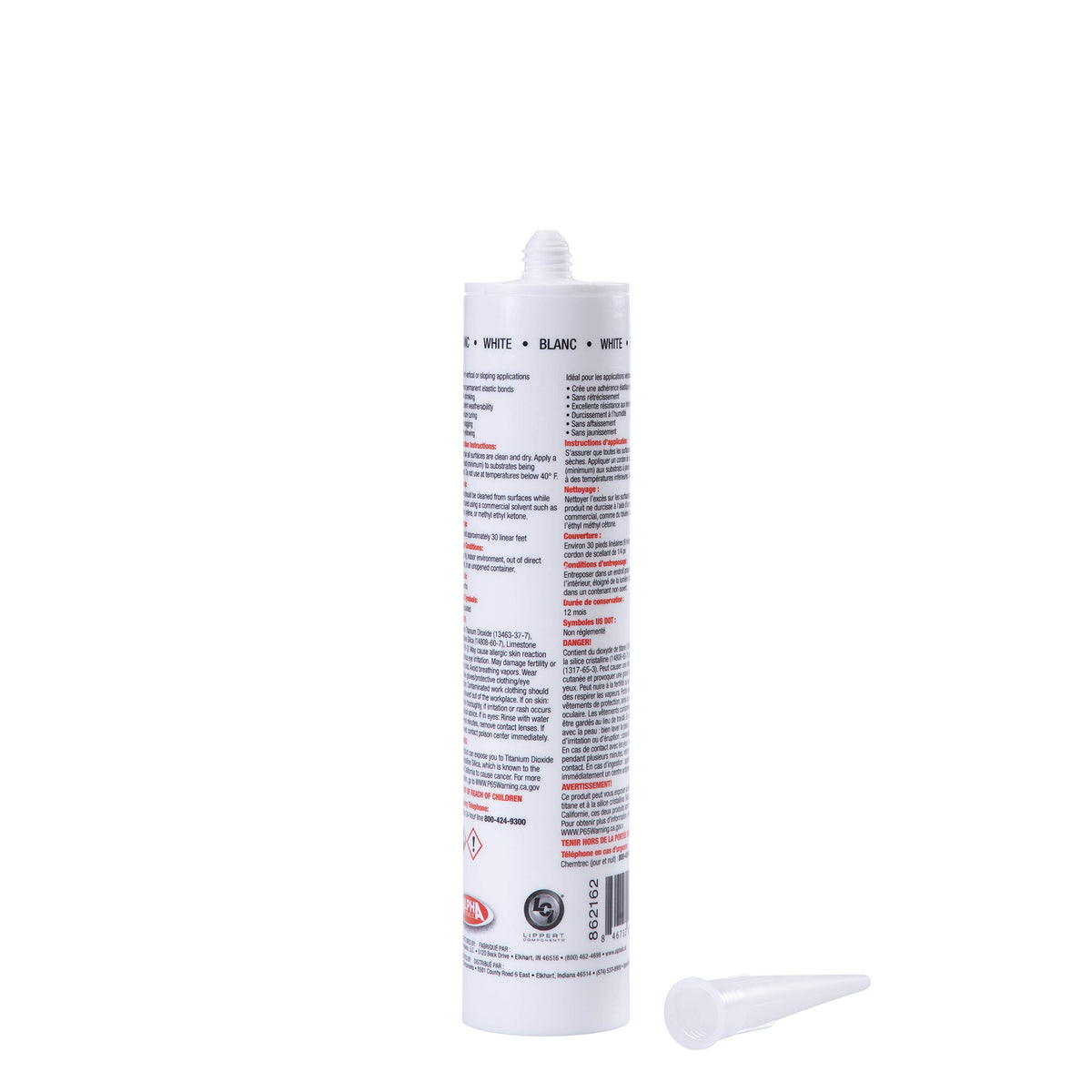 Lippert 5160 Alphathane cured seal on joint highlighting weather-resistant finish