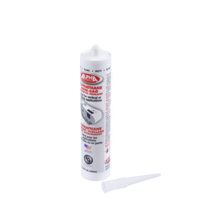 Lippert 5160 Alphathane tube next to RV door showing scale and application context