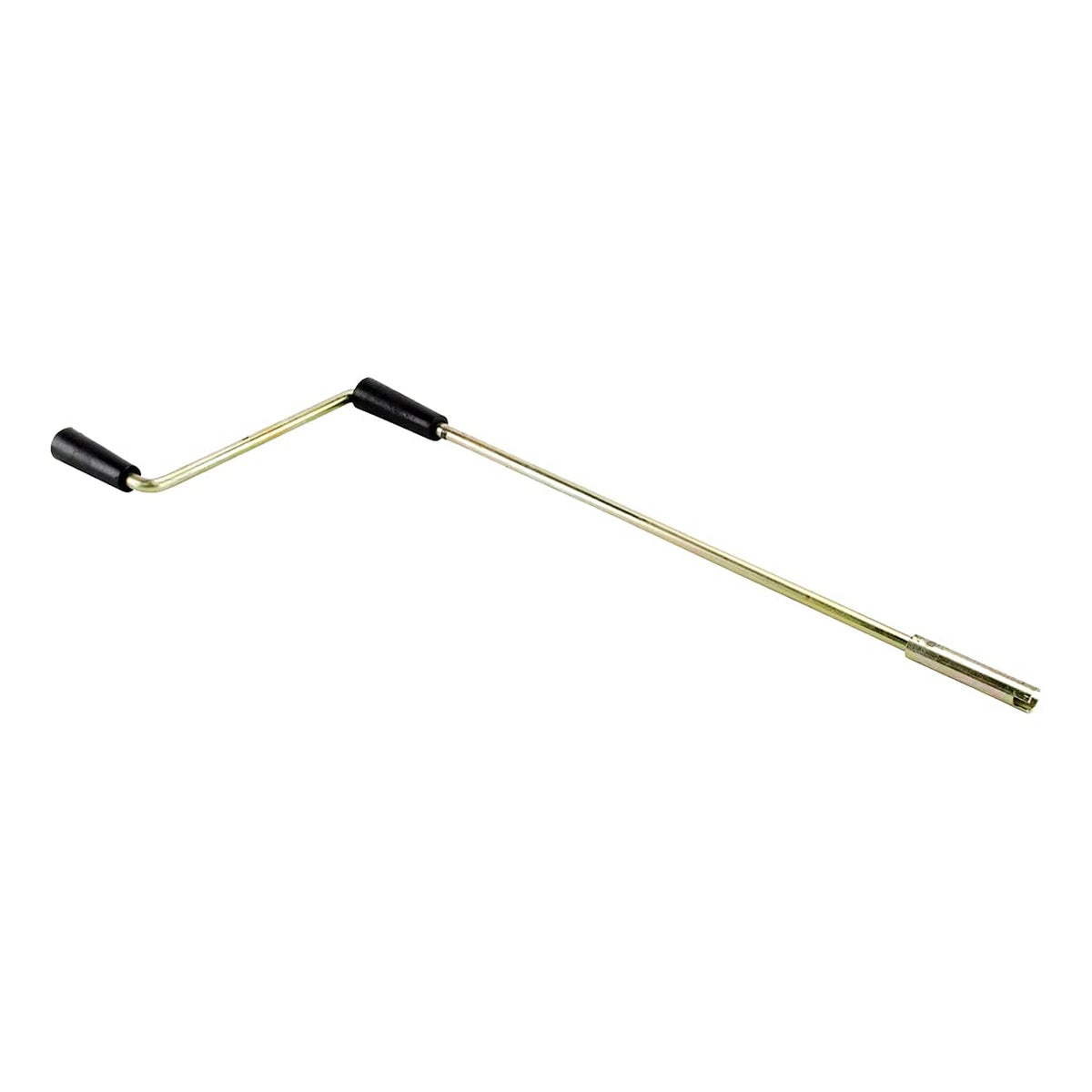 Lippert crank handle front view showing compact backup tool and easy grip