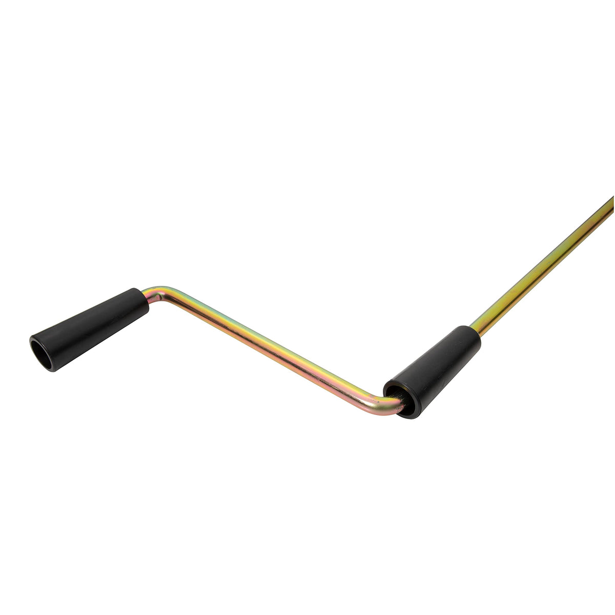 Lippert crank handle engaged with stabilizer providing manual power control